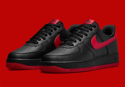 nike air force 1 zwart met rood|nike air force 1 nederland.